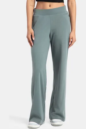 Jockey Super Combed Cotton Rich Relaxed Fit Wide Leg Pants with Zipper Pockets-U102