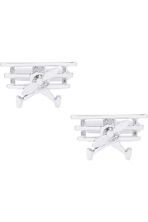 Bodha Silver-Toned Quirky Cufflinks