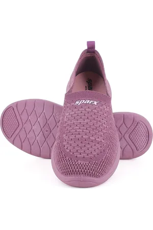Sparx Women Textured Mesh Comfort Insole Slip-On Sneakers