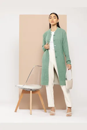 Chemistry Woollen Longline Cardigan