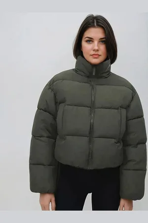 KOTTY Women Insulator Crop Puffer Jacket