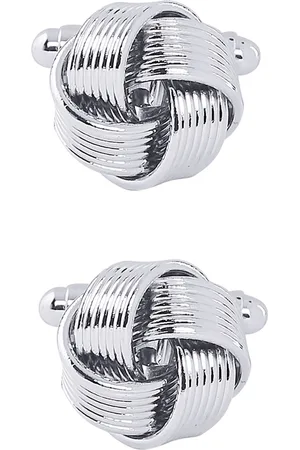 Bodha Rhodium-Plated Quirky Cufflinks