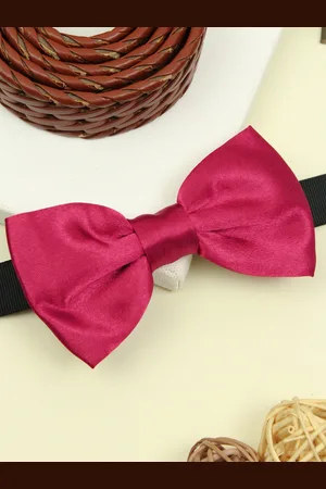 Kavove Unisex Maroon Bow Tie