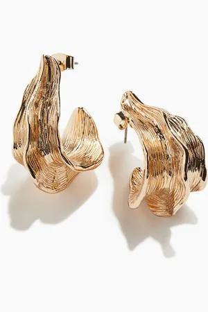 H&M Organic-Shaped Hoop Earrings