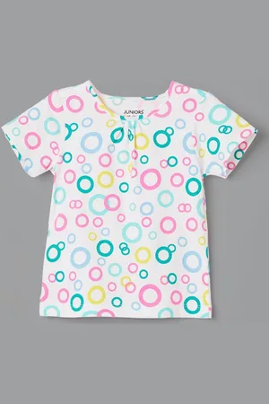 Lifestyle Girls Printed Applique T-shirt