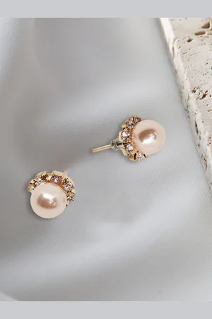 Comet Busters Stone-Studded & Beaded Contemporary Studs Earrings