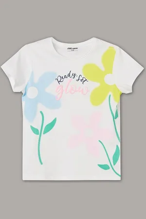 Lifestyle Girls Printed Pockets T-shirt