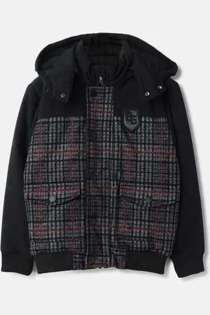 Blue Giraffe Boys Checked Tailored Jacket