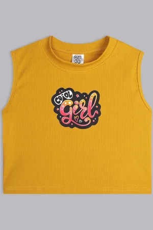 BAESD Girls Printed Sleeveless Top