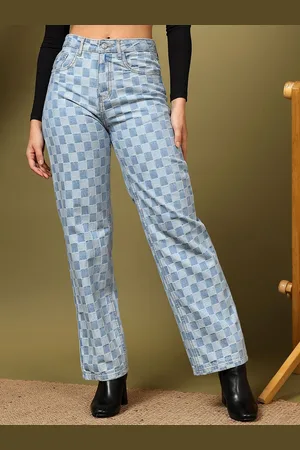 KOTTY Women Straight Fit High-Rise Stretchable Jeans