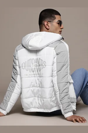 Roadster The Lifestyle Co. Printed Hooded Padded Jacket