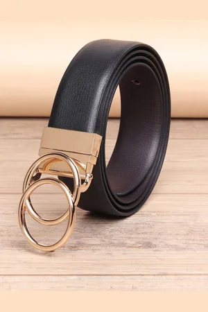 Invictus Men Textured Push Pin Closure Belt