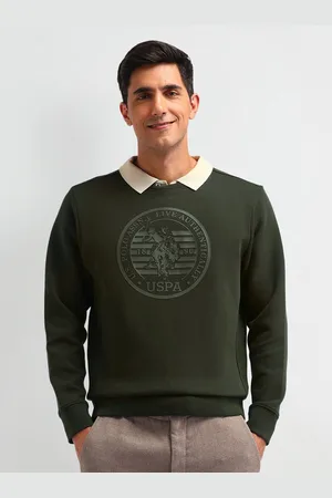 Ralph Lauren Men Cotton Brand Logo Printed Sweatshirt
