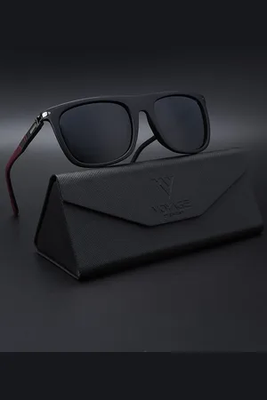 VOYAGE Unisex Wayfarer Sunglasses with Polarised and UV Protected Lens