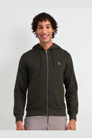 Ralph Lauren Men Hooded Front-Open Sweatshirt