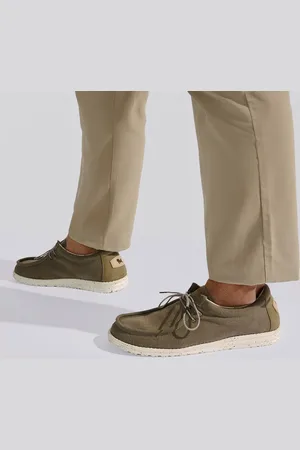 NEEMANS Men Canvas Lace-Up Derbys