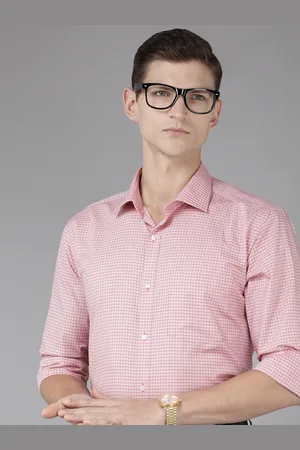 Park Avenue Slim Fit Checked Pure Cotton Formal Shirt