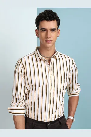 Highlander Men Regular Fit Regular Collar Full Sleeve Shirt