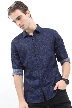 Ketch Men Slim Fit Printed Casual Shirt