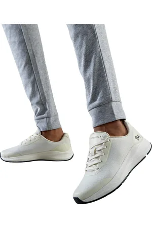 NEEMANS Men Textured Round Toe Lace Up Mesh Sneakers