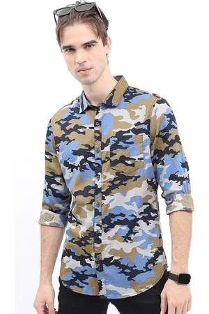 Ketch Men Slim Fit Printed Casual Shirt