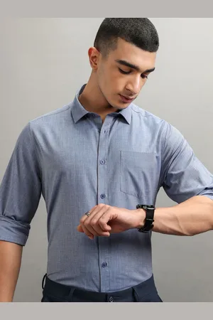 Highlander Men Solid Slim Fit Formal Shirt