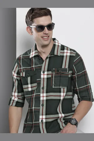 The Indian Garage Co Men Opaque Checked Casual Shirt