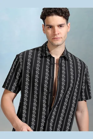 Ketch Men Relaxed Fit Striped Casual Shirt