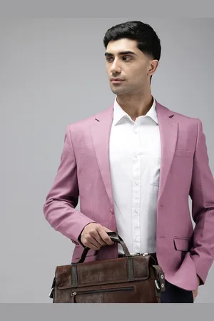 Park Avenue Notched Lapel Single Breasted Formal Blazer