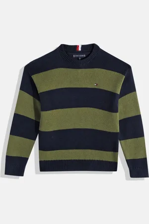 Tommy Hilfiger Boys Striped Knitted Pullover