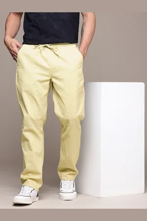 Roadster The Life Co. Men Straight Fit Pure Cotton Chinos Trousers
