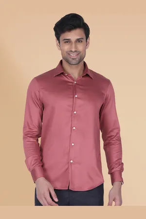 Berkshire Smart Slim Fit Spread Collar Satin Formal Shirt