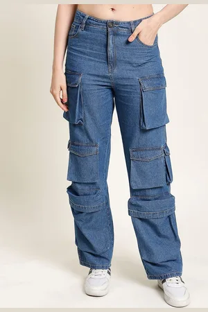 Bene Kleed Women Classic Straight Fit High-Rise Highly Distressed Light Fade Jeans