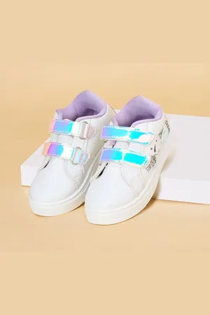 Pantaloons Girls Woven Design PU Sneakers