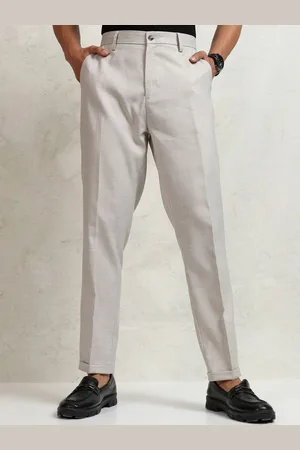 Highlander Men Mid-Rise Tapered Fit Bootcut Trousers