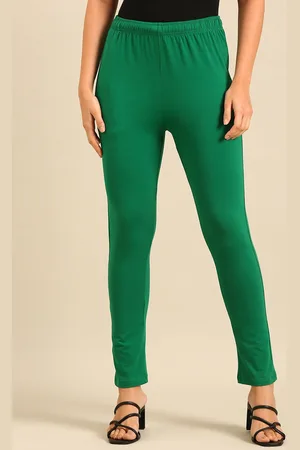 De Moza Women Skinny Fit Mid-Rise Chinos Trousers