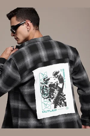 Roadster The Life Co. Checked Relaxed Fit Casual Shacket