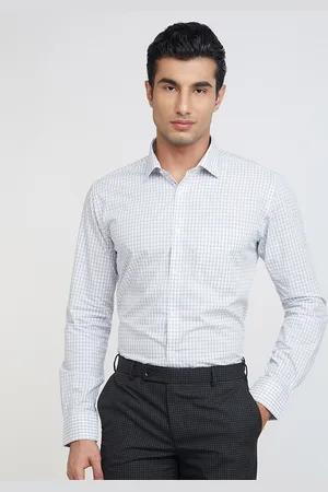 Park Avenue Slim Fit Checked Formal Shirt