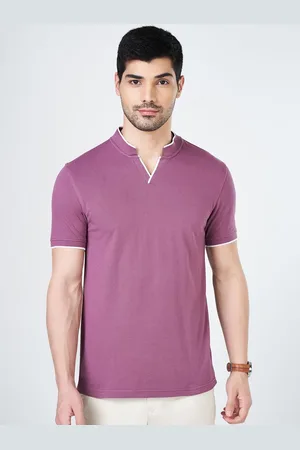 Pantaloons Men Solid Polo Collar Slim Fit Casual T-shirt