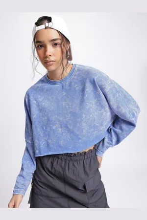 DressBerry Haze & Hype Dyed Cropped Boxy Sweatshirt