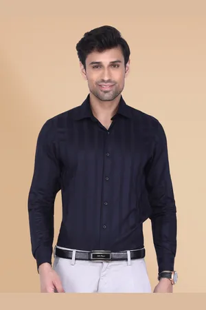 Berkshire Smart Slim Fit Striped Formal Shirt