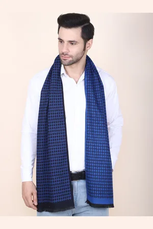 Calvadoss Men Reversible Patterned Acrylic Mufflers