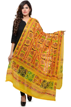 Banjara Embroidered Dupatta with Thread Work