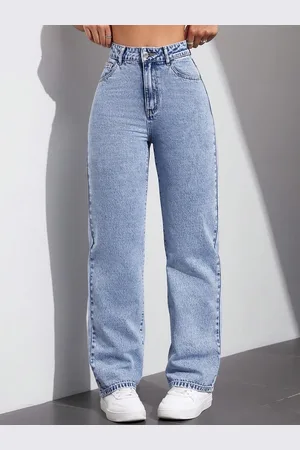 KOTTY Women Straight Fit High-Rise Stretchable Jeans