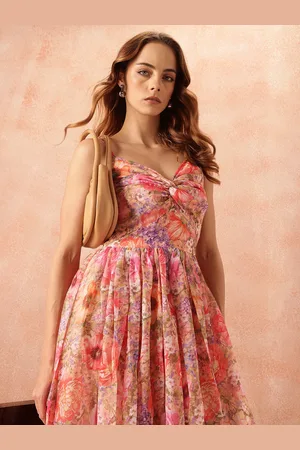 all about you Floral Print A-Line Maxi Dress