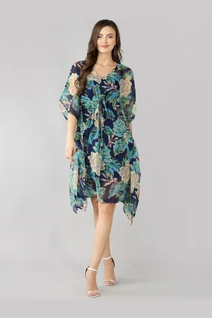 DressBerry Women Floral Printed Kaftan Dress