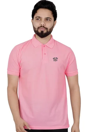La Milano Men Polo Collar Solid Slim Fit T-shirt