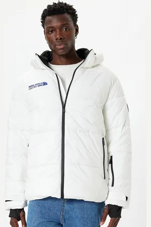 Koton Men Hooded Solid Casual Padded Jacket