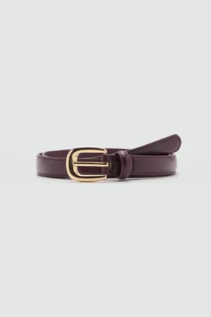MANGO Women Slim Belt