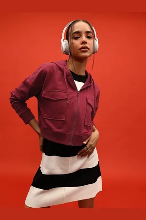 DressBerry Vibrant Vibes Hooded Drop-Shoulder Sweatshirt